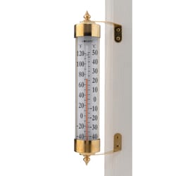 Conant 120 deg Thermometer 12.25 in. L X 2 in. W Gold