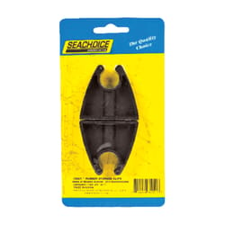 Seachoice Rubber 2 in. L X 1-5/8 in. W Storage Clips 2 pk