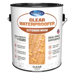 Seal Once Nano Flat Clear Water-Based Premium Wood Sealer 1 gal