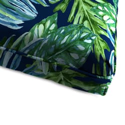 Jordan Manufacturing Multicolored Mystic Leaf Polyester Chair Cushion