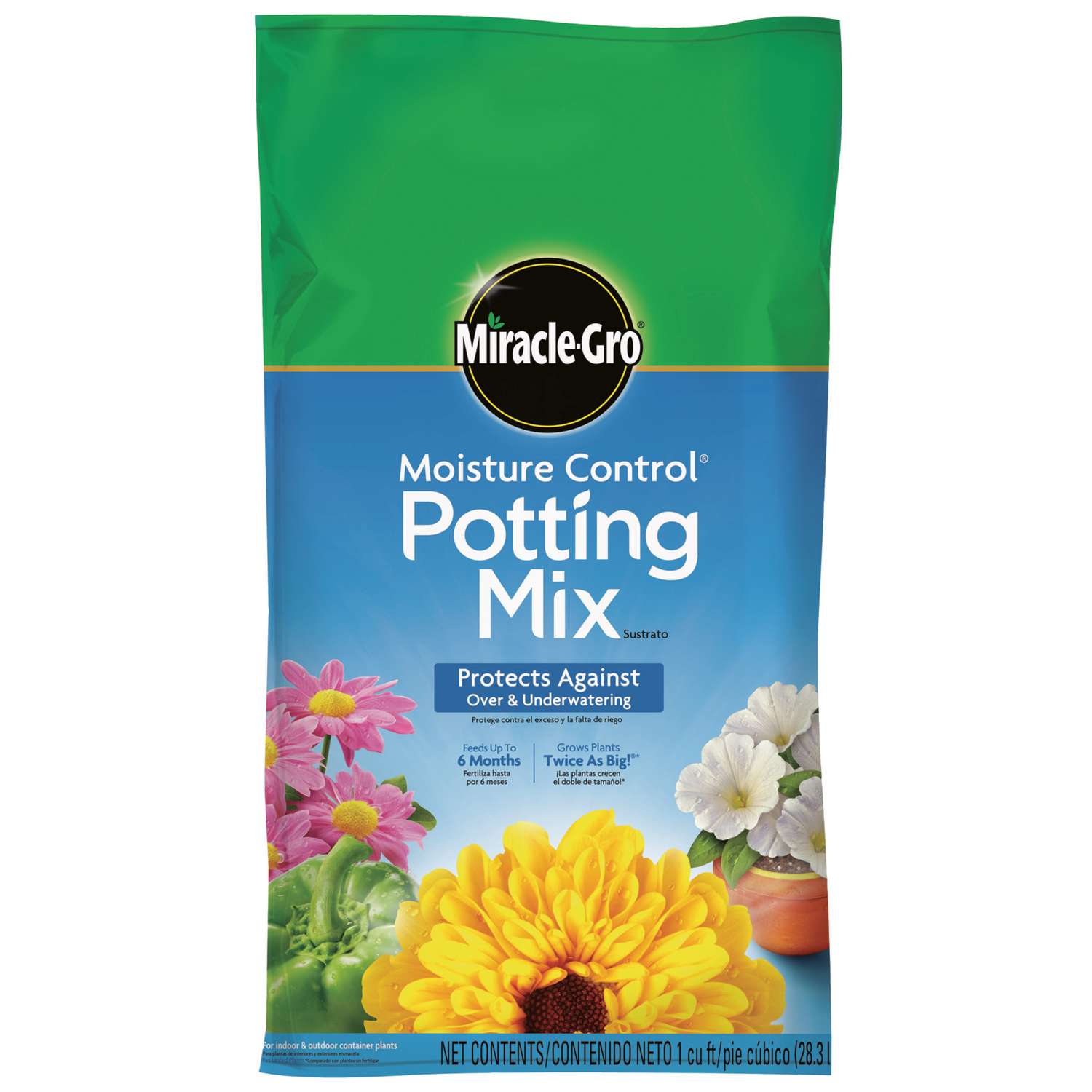 MiracleGro Moisture Control Flower and Plant Potting Mix 1 cu. ft