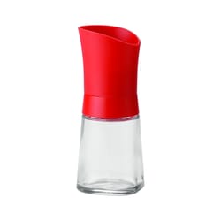 Linden Sweden Lily Red Glass/Plastic Grinder