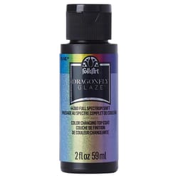 FolkArt Dragonfly Glaze Metallic Full Spectrum Craft Paint Exterior and Interior 2 oz