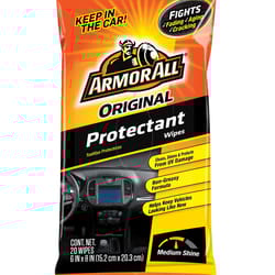 Armor All Original Plastic/Rubber/Vinyl Protectant Wipes 20 ct