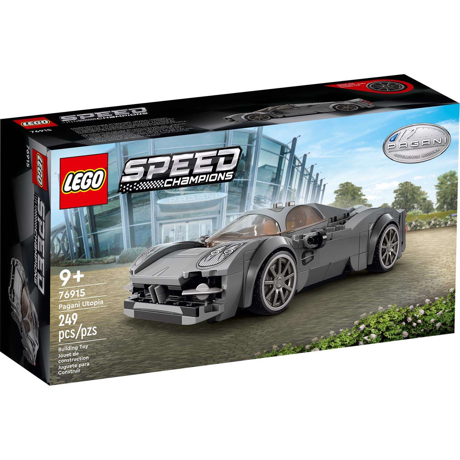 LEGO Speed Champions Pagani Utopia Race Car Plastic Multicolored