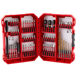 Milwaukee Shockwave Impact Duty Hex 10.3 in. L Drill and Driver Bit Set Alloy Steel 60 pc