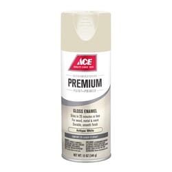 Ace Premium Gloss Antique White Paint + Primer Enamel Spray 12 oz