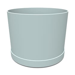 Bloem Mathers 7 in. H X 6 in. D Resin Planter Misty Blue