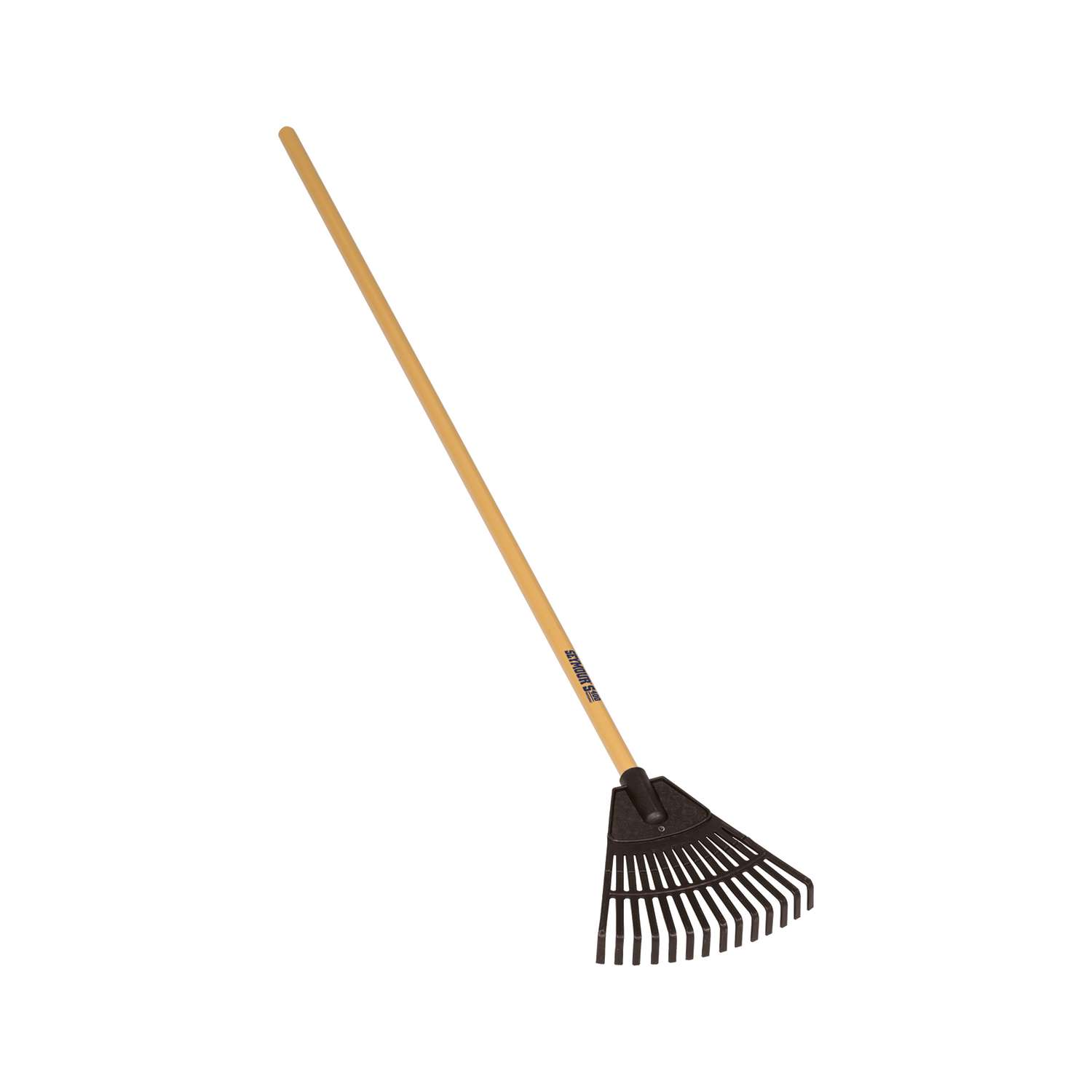 Seymour S400 Jobsite 14 Tine Poly Leaf Rake Wood Handle - Ace Hardware