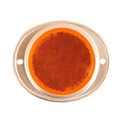 Hopkins Amber Oval Reflector 1 pk