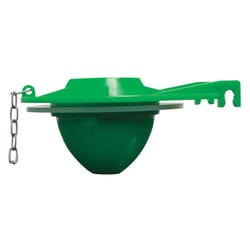 Keeney Flapper and Chain Green Plastic For American Standard