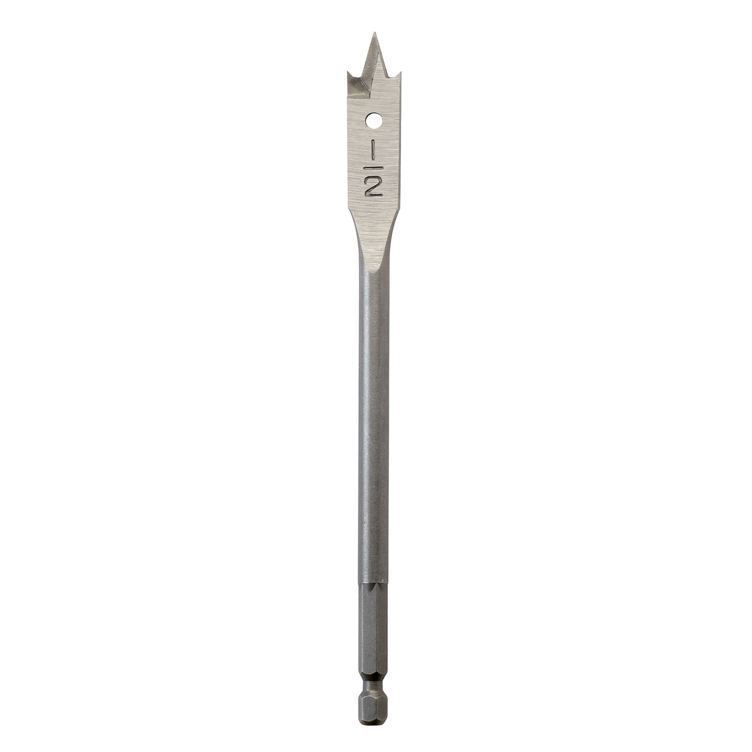 Milwaukee 1/2 in. X 6 in. L Heat-Treated Steel Flat Boring Drill Bit Quick-Change Hex Shank 1 pc