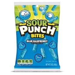 Sour Punch Blue Raspberry Candy Bites 5 oz