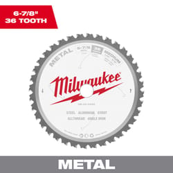 Milwaukee 6-7/8 in. D X 20 mm Tungsten Carbide Circular Saw Blade 36 teeth 1 pk