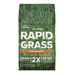 Scotts Turf Builder Rapid Grass Bermuda Grass Full Sun Grass Seed and Fertilizer 8 lb