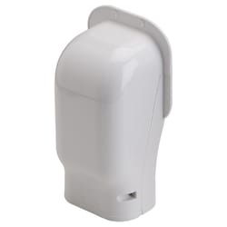 Slimduct Lineset Cover Wall Inlet 3.75 in. W White