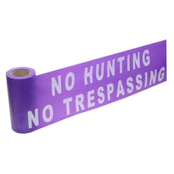 C.H. Hanson CH Hanson 100 ft. L X 6 in. W Plastic Solid No Hunting No Trespassing Barricade Tape Pur