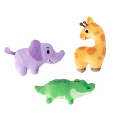 Pet Shop by Fringe Studio Assorted Wild Times Dog Toy Small 3 pk