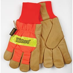 Kinco Men's Outdoor Hi-Viz Work Gloves Orange XL 1 pair