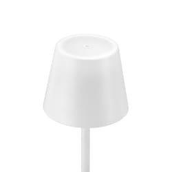 Globe Electric 15 in. Matte White Table Lamp