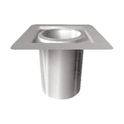 Selkirk 6 in. D X 12 in. L Stainless Steel Firestop/Joist Shield