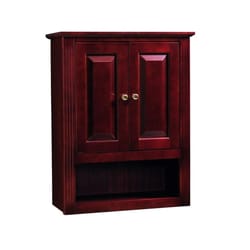 Hardware House Ambrosia 30 in. H X 24 in. W X 9 in. D Rectangle Deep Cherry Bath Storage Cabinet