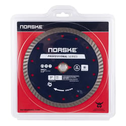 Norske 7 in. D X 5/8 in. Diamond Turbo Rim Circular Saw Blade 1 each