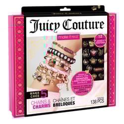 Make It Real Juicy Couture Chains and Charms Bracelet Making Kit Multicolored 138 pc
