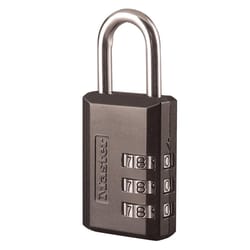 Master Lock 647D Set Your Own Combination Padlock 1-13/16 in. H X 9/16 in. W X 1-3/16 in. L Steel 3-
