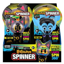 Magic seasons LED Halloween Cat & Vampire Spinner 1 pk