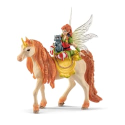 Schleich Bayala Fairy Marween w/Glitter Unicorn Toy Multicolored