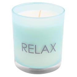 Karma Gifts Blue Tropical Breeze Scent Relax Candle 10.5 oz