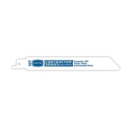 Century Drill & Tool 6 in. Bi-Metal Contractor Series Reciprocating Saw Blade 10 TPI 1 pk