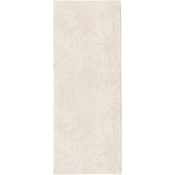 Cozy Living 21 in. W X 54 in. L Beige Peaceful Palms Polyester Accent Rug