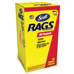Scott Rags In A Box Fiber Blend Rags 10 in. W X 10.8 in. L 85 pk