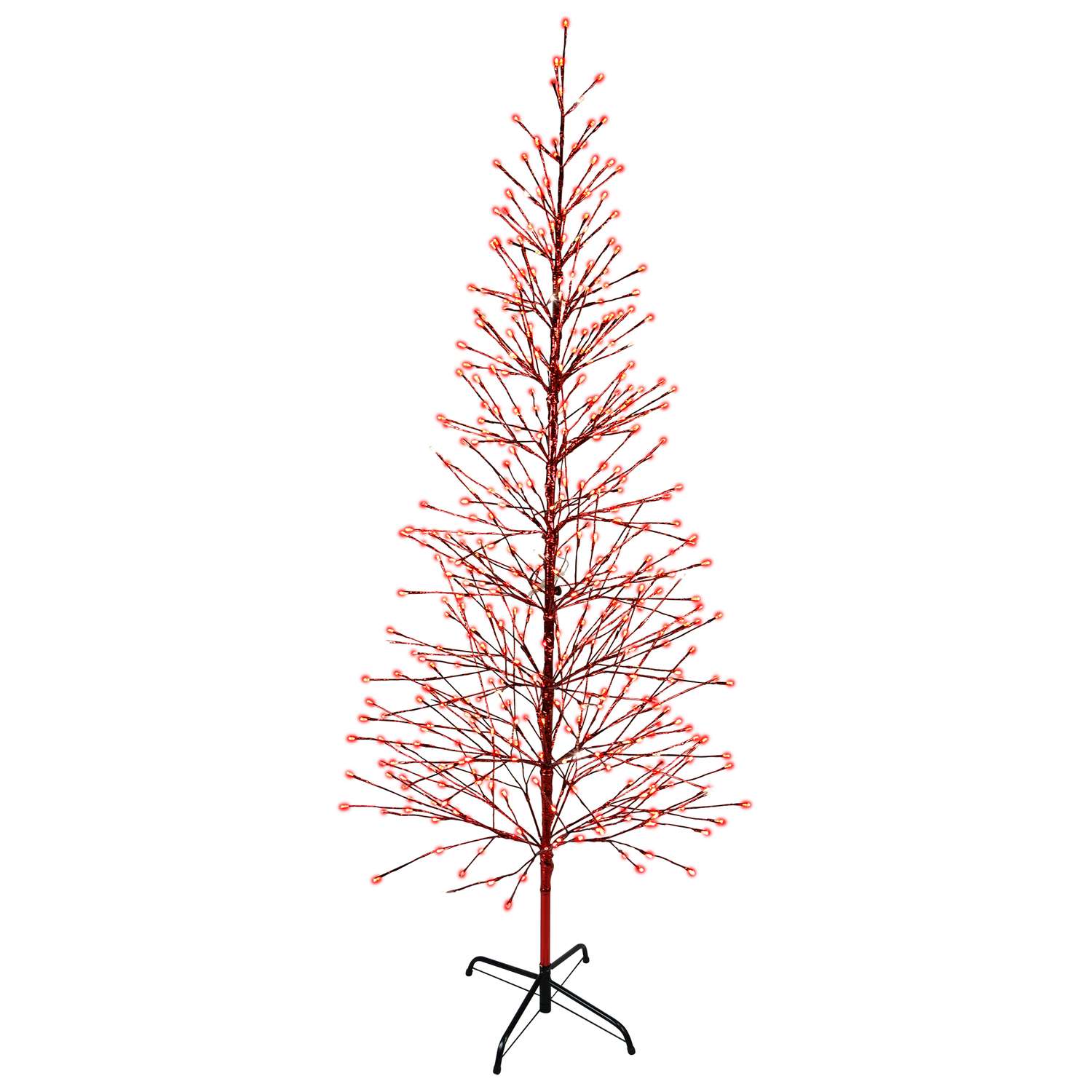 Holiday Bright Lights LED Red 78 in. Twig Tree Yard Decor Ace Hardware