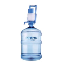 Primo Water Portable/Manual 3 - 5 gal White Water Bottle Pump W/Handle BPA Free Plastic