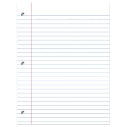 Office Depot 8.5 in. W X 11 in. L Wide Ruled Filler Paper 150 sheet