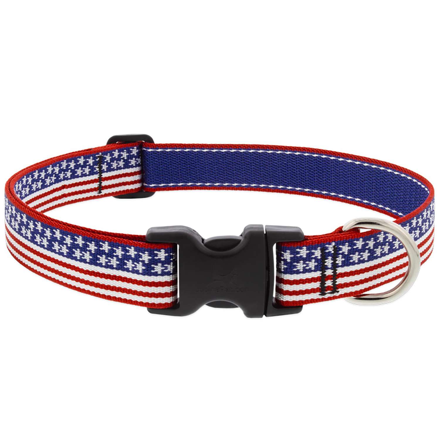 Lupine Pet MicroBatch Multicolored Stars and Stripes Nylon Dog