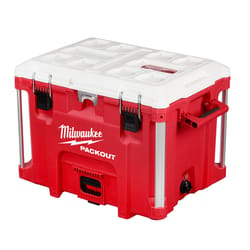 Milwaukee Packout Red/White 40 qt Cooler