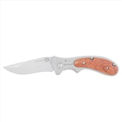 Sheffield 7.5 in. Folding Boreal Pocket Knife Silver 1 pc