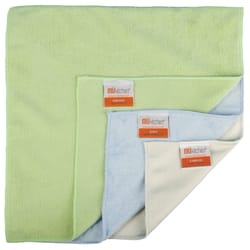 Mu Kitchen Microfiber Cleaning Cloth 14 in. W X 14 in. L 3 pk