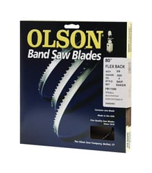 Olson 80 in. L X 0.4 in. W Carbon Steel Band Saw Blade 4 TPI Skip teeth 1 pk