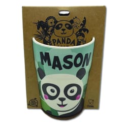 Panda Crew 8.5 oz Multicolored Melamine Mason Cup 1 pk