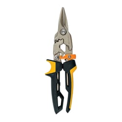 Fiskars PowerGear 11.94 in. Steel Straight Aviation Snips 1 pk