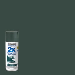 Rust-Oleum Painter's Touch 2X Ultra Cover Satin Deep Forest Paint+Primer Spray Paint 12 oz