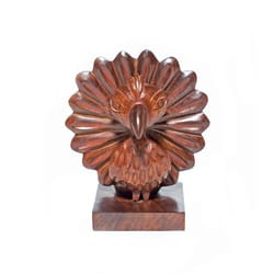 Matr Boomie Peacock Eye Glass Holder Wood 1 pk