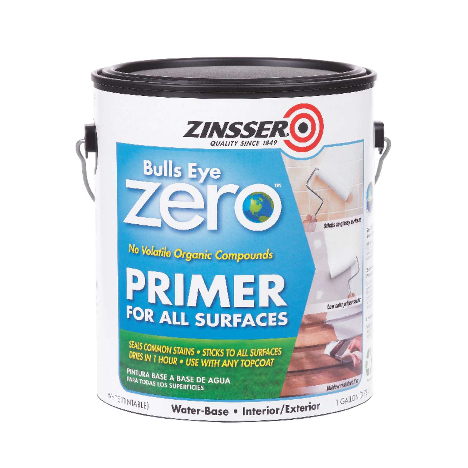 Zinsser Bulls Eye Zero White Smooth WaterBased Acrylic Primer and