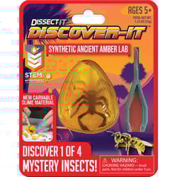 Top Secret Toys Discover It Ancient Amber Lab Synthetic Dissection Kit Yellow