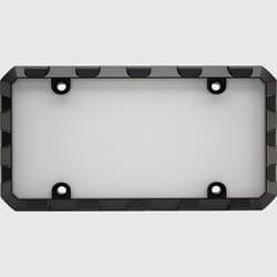 Custom Accessories Black Metal License Plate Frame